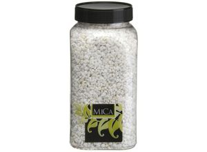 8711473552799 - Mica Decorations Dekoration Granulat weiß 650 ml 1 kg Granulat