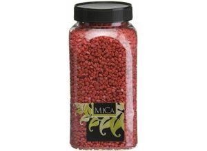 8711473552911 - Mica Decorations Dekoration Granulat rot 650 ml 1 kg Granulat