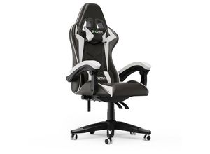 8711494067951 - Bigzzia - Gaming Stuhl Ergonomisch - Gamer Stühle mit Lendenkissen + Kopfstütze Gaming Chair Höhenverstellbar Bürostuhl Computerstuhl für Erwachsene