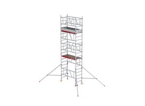 8711563210981 - Altrex MiTower PLUS Fahrgerüst 1-Person-Aufbau Aluminium mit breiter mit Holz-Plattform 075x172m 620m AH