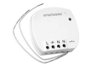 8711658044873 - Smartwares - Funk Mini-Einbaudimmer Dimmschalter zum Wandschaltereinbau Leuchten bis 100W