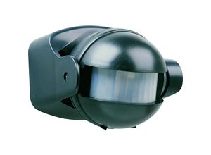 8711658467863 - Smartwares - Schwarzer Bewegungsmelder 12m 180° einstellbares Zeitintervall IP44