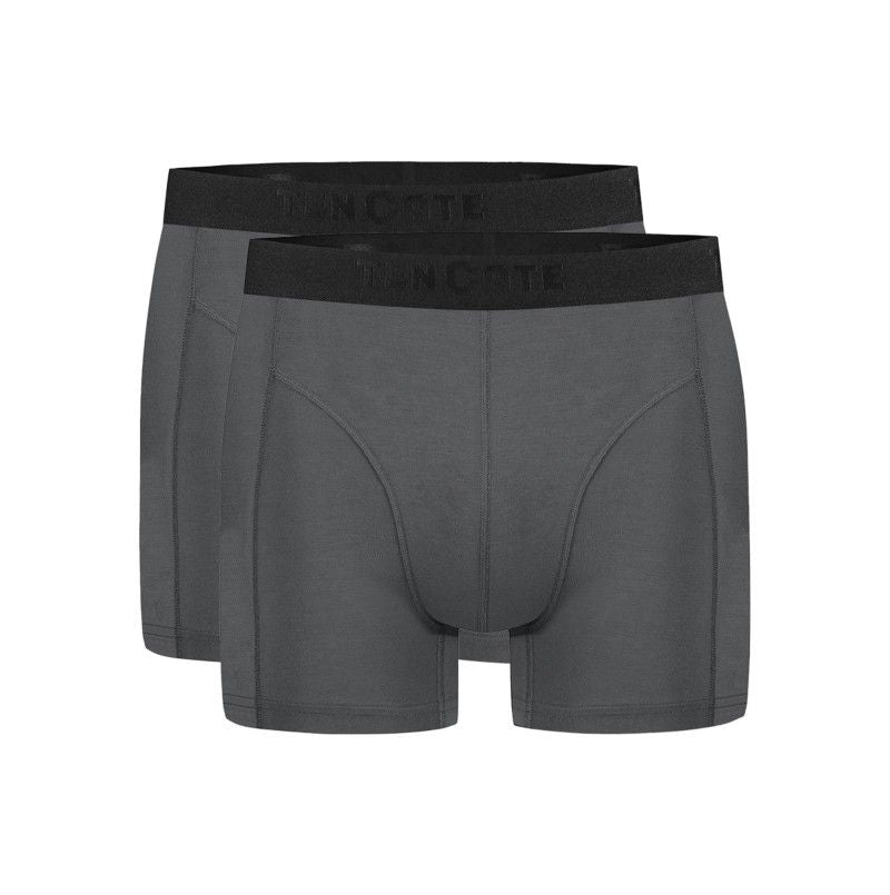 8711665834719 - Basics - Bambus-Viskose-Shorts für Männer - Grau - Größe L (2er-Pack)