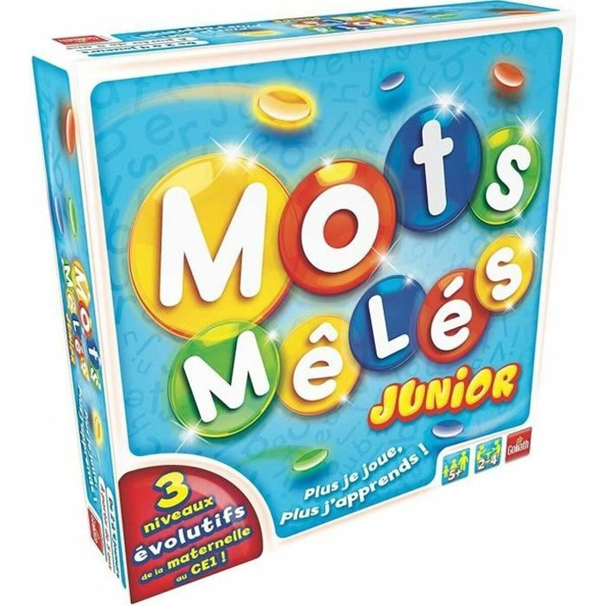 8711808705418 - Tischspiel Mots Mêlés Junior (FR) Rot (Französisch) (1 Stücke)