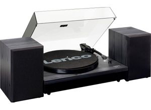 8711902040996 - LS-300WD - Record Player with Bluetooth® and two separate speakers - Black - Plattenspieler Schwarz