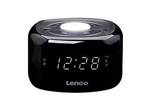 8711902041108 - CR-12BK - FM Clock Radio with Night Light - Black - FM - 3D Sound - schwarz