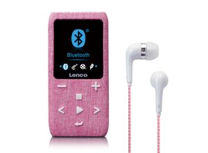 8711902042693 - Xemio-861PK - MP3 MP4 Player with Bluetooth® 8GB Micro SD Card - Pink - MP3 Spieler 8 GB