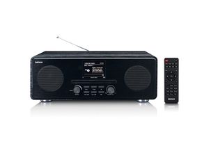 8711902043294 - DIR 260 Internetradio mit W-LAN - Digitalradio mit Bluetooth und Wi-Fi - DAB+ FM Radio - CD Player 28 Farbdisplay - AUX - Weckfunktion - App Steuerung via Undok - 2 x 10 Watt RMS - Schwarz (DIR-260BK)