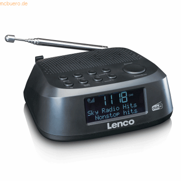 8711902044246 - »CR-605BK - Radio mit DAB+ und UKW-Radio« Uhrenradio grau