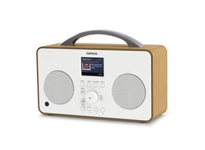 8711902045618 - Internet-Radio PIR-645 mit DAB+ FM Radio wiederaufladbarem Akku und Bluetooth weiß