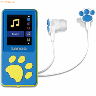 8711902065203 - Xemio-560BU - Kinder-MP3 MP4-Player mit 8GB Speicher Farbdisplay und integriertem Akku blau