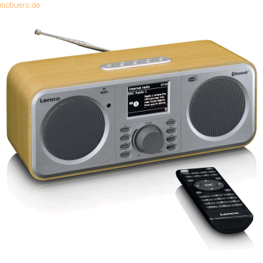 8711902069676 - DIR-141WD Stereo Internet-  DAB+  PLL FM-Radio Spotify Connect Bluetooth Holzfarben