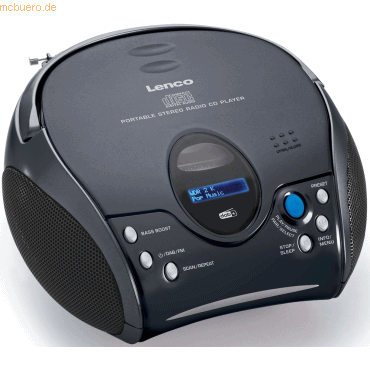 8711902077718 - SCD-24 Black - Portable stereo FM radio with CD player