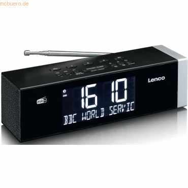 8711902079026 - CR-640 - Clock Radio - Black - DAB DAB+ FM - Stereo - schwarz