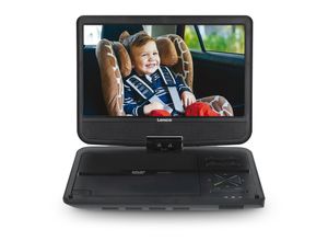 8711902082941 - LENCO Portabler DVD-Player DVP-1046 Tragbares 10 Set mit Doppellaufwerk Abspielgeräte schwarz DVD Player