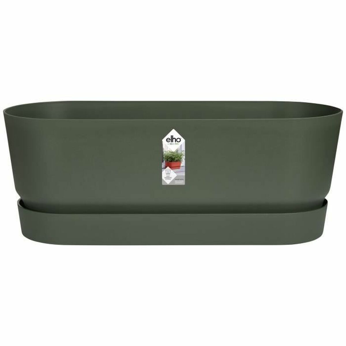 8711904358389 - Blumenkasten 50 cm grün Kunststoff 8711904358389 - Blumenkasten 50 cm grün Kunststoff