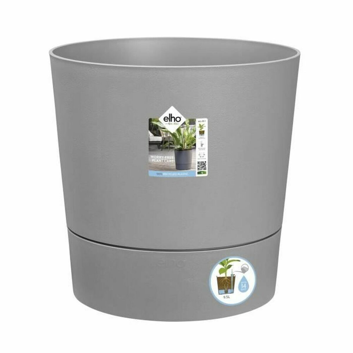 8711904497347 - Blumentopf Grau Ø 43 cm 8711904497347 - Blumentopf Grau Ø 43 cm