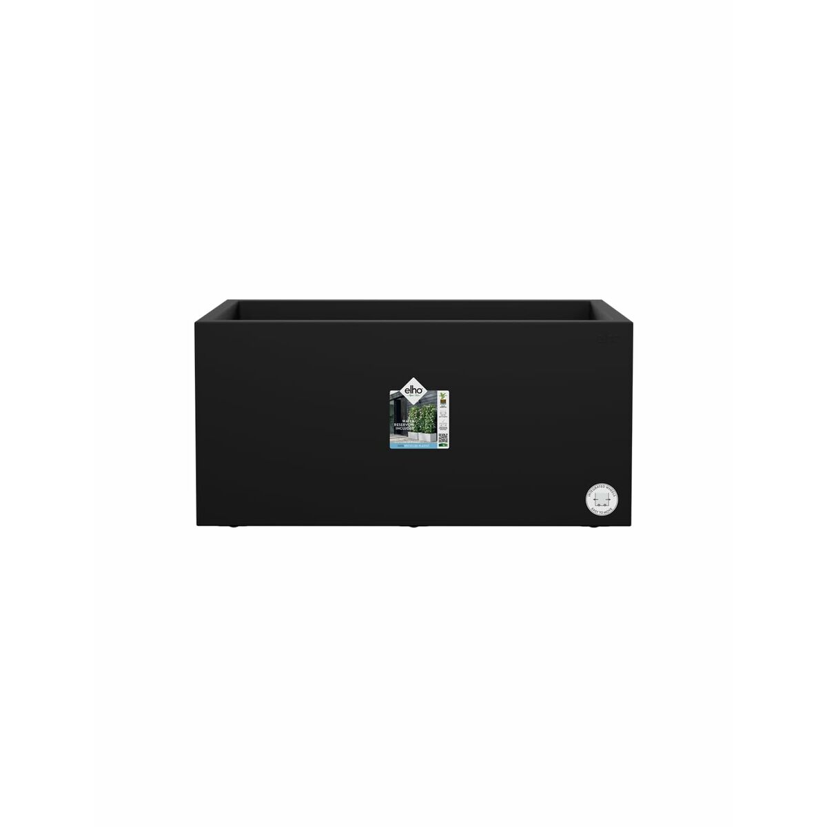 8711904499624 - Blumentopf Schwarz 59 x 30 x 29 cm rechteckig Moderne 8711904499624 - Blumentopf Schwarz 59 x 30 x 29 cm rechteckig Moderne