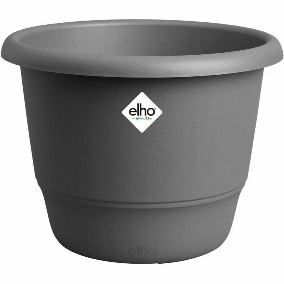 8711904535339 - Blumentopf Amiga Round 40 Schwarz Anthrazit 39 x 29 cm 8711904535339 - Blumentopf Amiga Round 40 Schwarz Anthrazit 39 x 29 cm