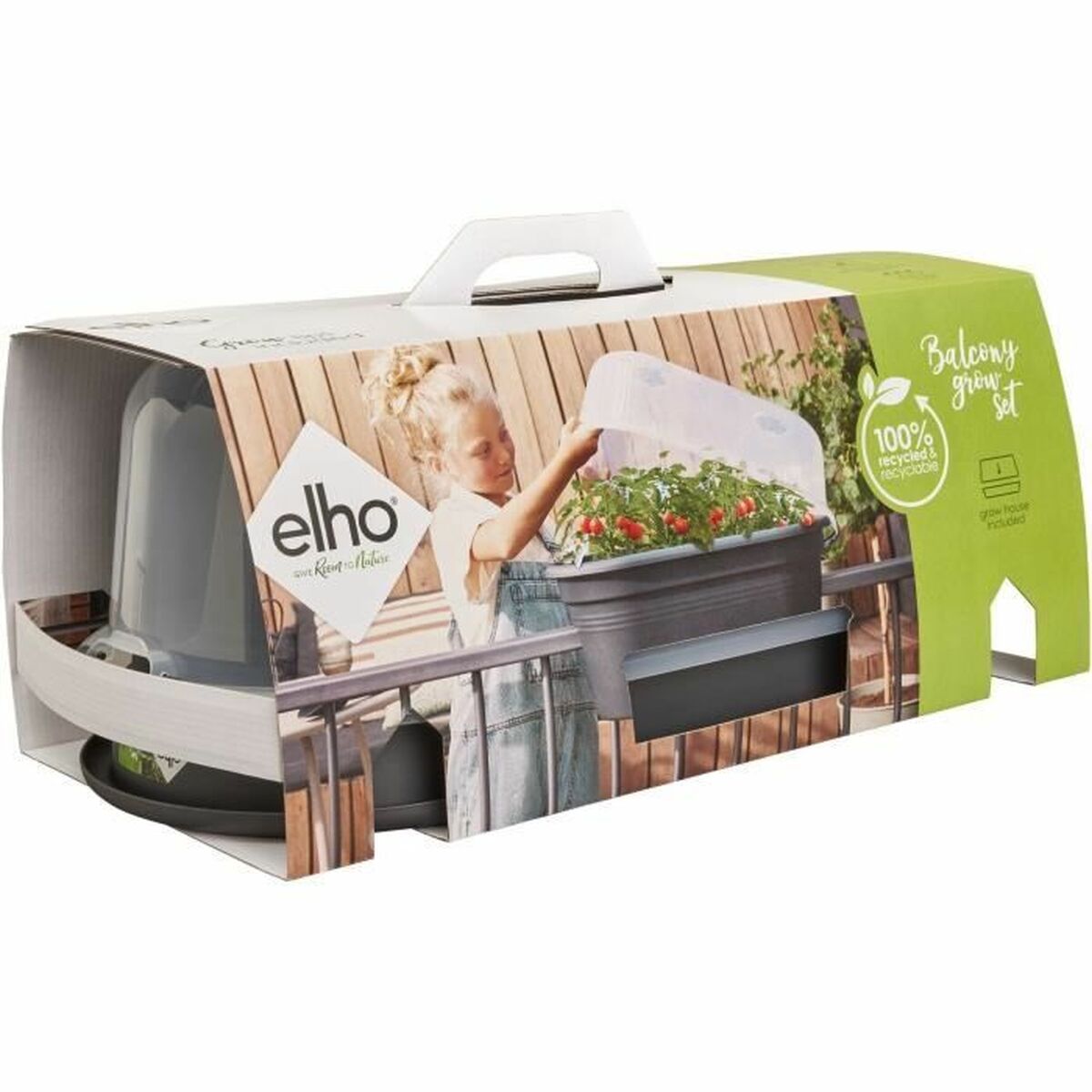 8711904538057 - Blumentopf Schwarz 55 x 285 x 25 cm