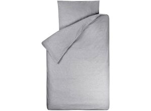 8711987090220 - Bink Bedding - Bink Bettwäsche Bo uni grau 135 x 200 - Farbe Grau