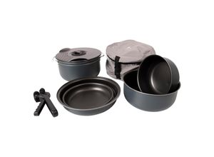 8712013003504 - BO-CAMP Kochset Camping Aluminium Trekking Kochgeschirr Alu Topf Pfanne 7-teilig 8712013003504 - BO-CAMP Kochset Camping Aluminium Trekking Kochgeschirr Alu Topf Pfanne 7-teilig