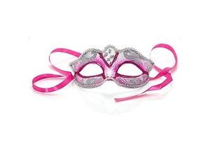 8712026290885 - Maske Venezia pink silber