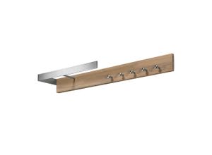 8712077097020 - Spinder Noa 1 Wandgarderobe Edelstahl gebürstet