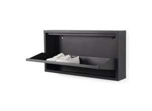 8712077105992 - Schuhschrank Billi Schränke Gr B H T 75 cm x 375 cm x 125 cm schwarz Schuhschränke Metall Breite 75 cm