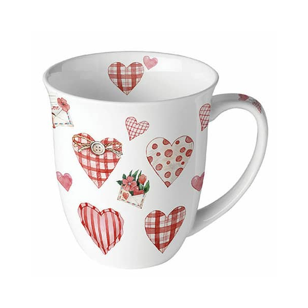 8712159202649 - Kaffeebecher 04l Lovely hearts 8712159202649 AMBIENTE