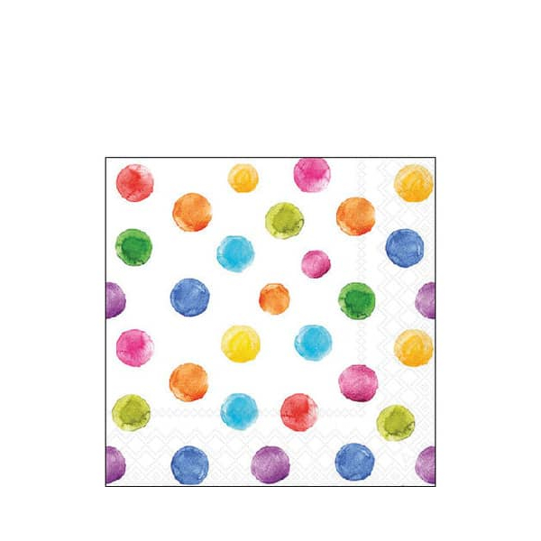 8712159204087 - Motivserviette 25x25cm Dots 8712159204087 AMBIENTE