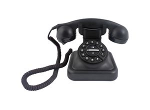 8712412562459 - FYSIC Graham - Schnurgebundenes Retro-Telefon schwarz