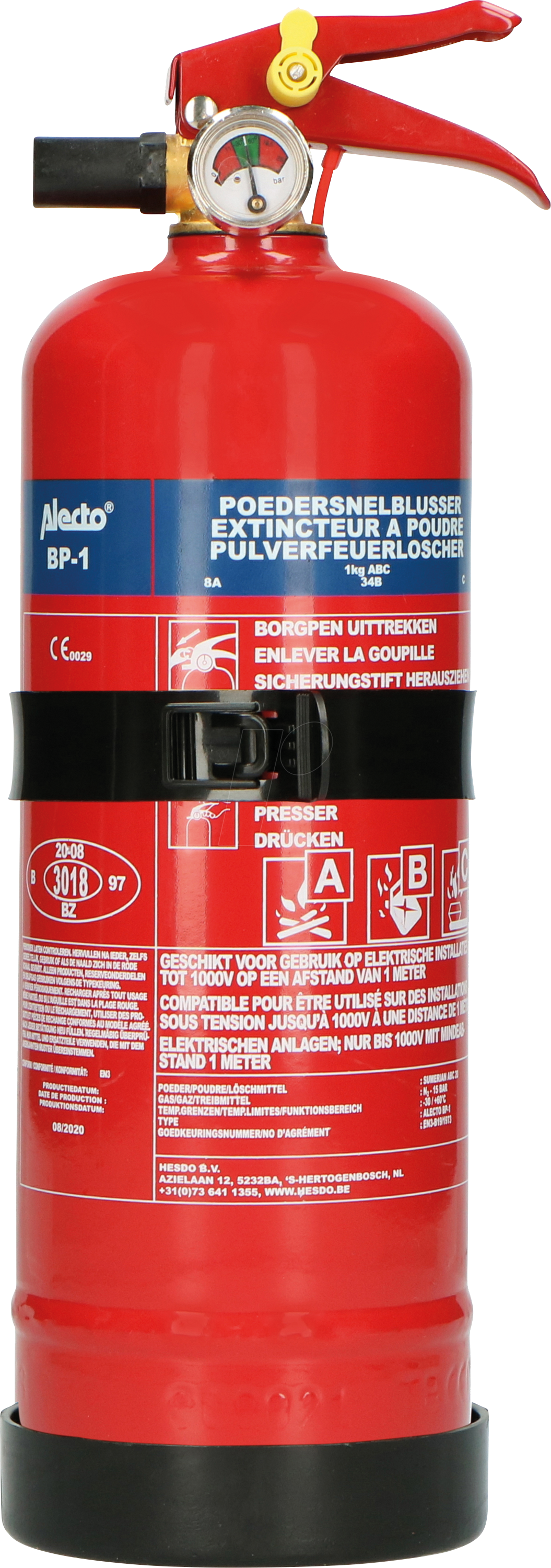 8712412585083 - ALO BP-1 - Feuerlöscher Pulver 1 kg 8712412585083 - ALO BP-1 - Feuerlöscher Pulver 1 kg