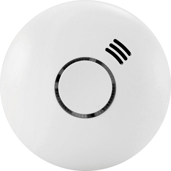 8712412585342 - SMART-SMOKE10 Smart Zigbee Rauchmelder - 10-Jahres-Sensor - Entspricht der europäischen Norm EN14604 - Weiß