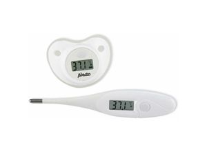 8712412677351 - Digitales Fieberthermometer-Set BC-04 2-teilig weiß - Alecto