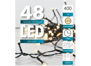 8712442142744 - HIT - 101 led Lichterkette 48 led - 400 cm   Timer   Fernbedienung