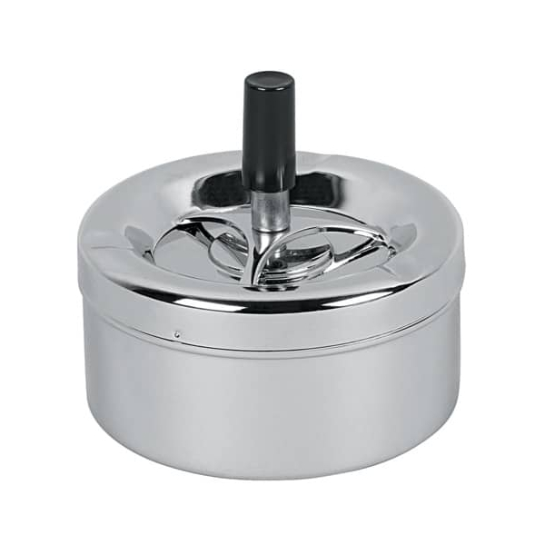 8712442626879 -  Druckaschenbecher - Ø11cm chrom 8712442626879 HEAD 472009