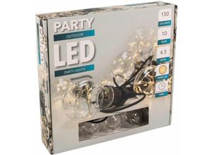 8712442952428 - Hit Trading - Party Outdoor led Lichterkette warmweiß 10 Glühbirnen Partylichterkette Deko