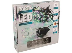 8712442952459 - Hit Trading - Party Outdoor led Lichterkette bunt 10 Glühbirnen Partylichterkette Partydeko