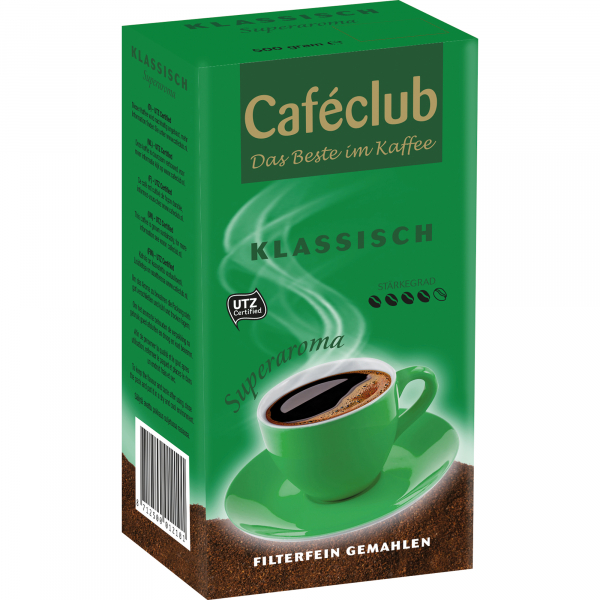 8712500012132 - Kaffee Cafeclub Klassisch 796 gemahlen 500g 8712500012132 500 Gramm