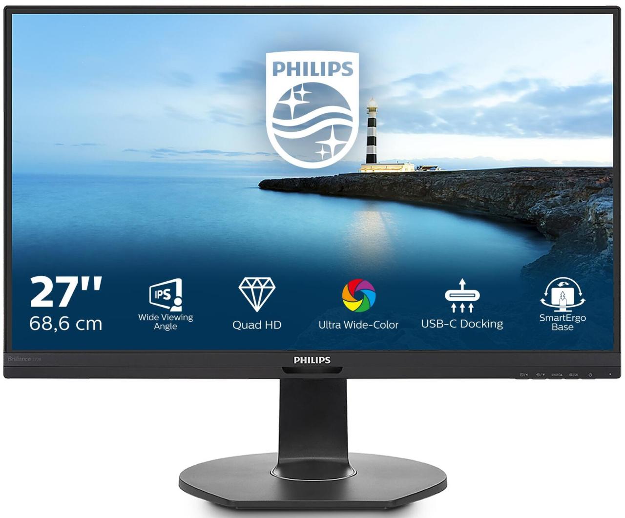 8712581752484 - B Line 272B7QUPBEB - LED-Monitor - 685 cm (27) - 2560 x 1440 QHD @ 60 Hz - IPS - 350 cd m²