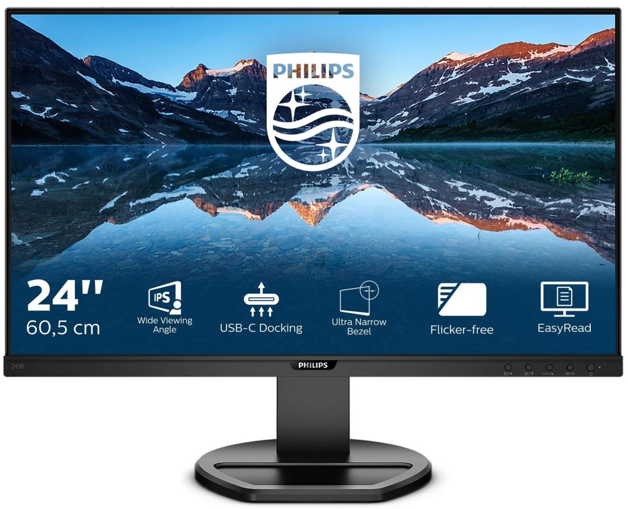 8712581761981 - 243B9 LCD-Monitor EEK E (A - G) 61 cm (24 Zoll) 1920 x 1080 Pixel 169 4 ms Kopfhörer-Buchse Audio-Line-in IPS LED