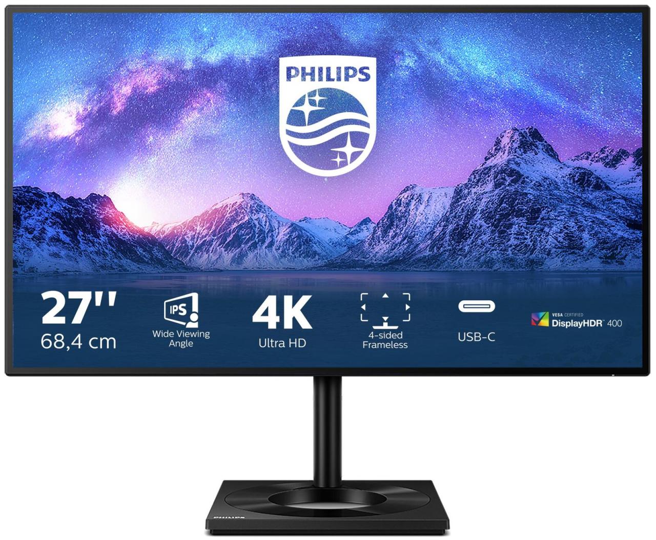 8712581765743 - 279C9 LCD-Monitor 686 cm (27 Zoll) EEK G (A - G) 3840 x 2160 Pixel UHD 2160p (4K) 5 ms Kopfhörer-Buchse IPS LED