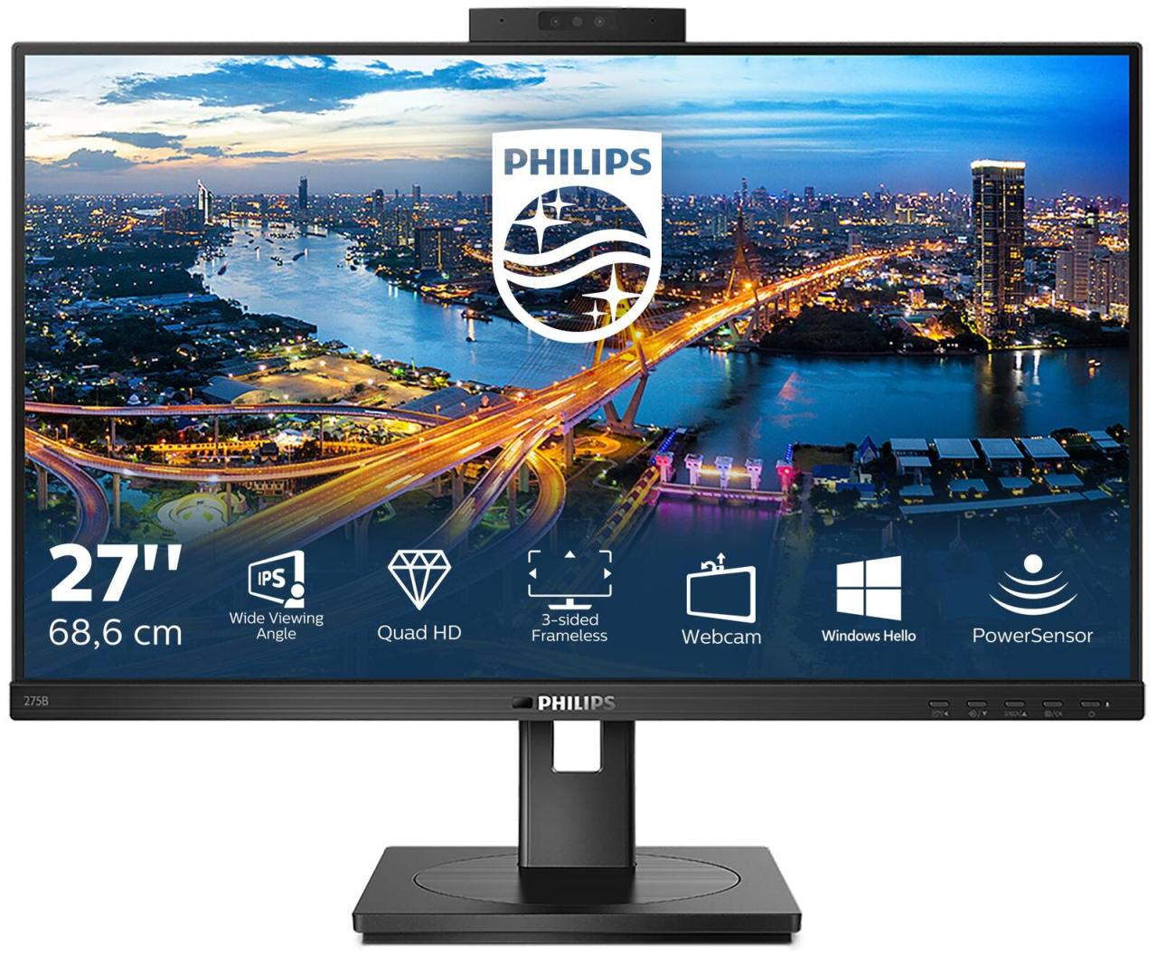 8712581768270 - B Line 275B1H 00 Computerbildschirm 686 cm (27) 2560 x 1440 Pixel 2K Ultra HD LED Schwarz