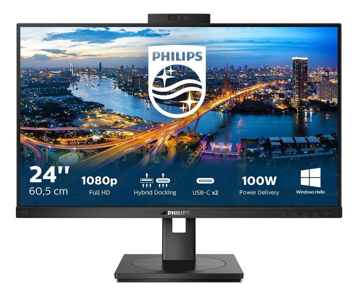 8712581771096 - B Line 243B1JH - LED-Monitor - 61 cm (24) (238 sichtbar) - 1920 x 1080 Full HD (1080p) @ 75 Hz - IPS - 250 cd mÂ²