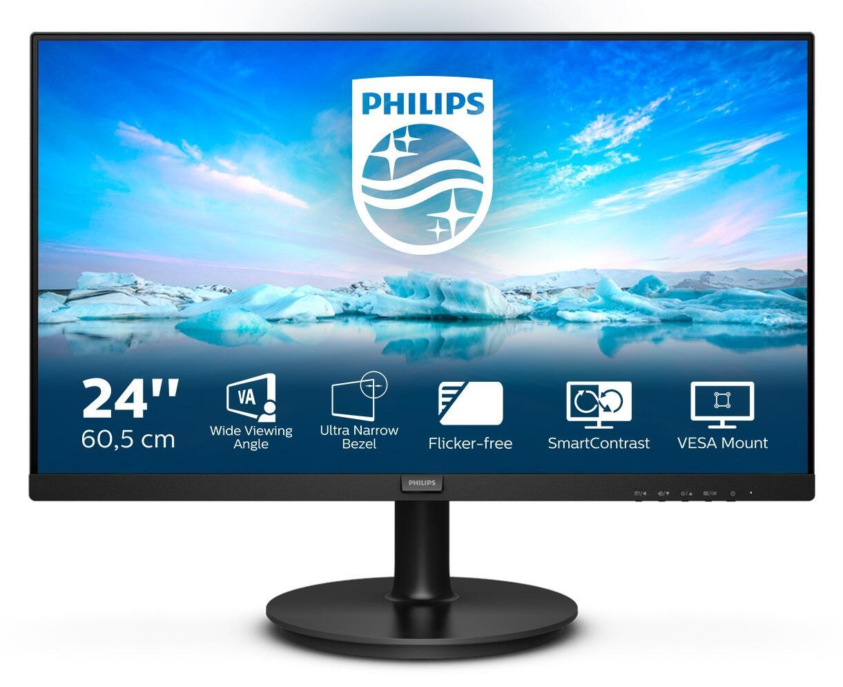 8712581771652 - V Line 241V8LA 00 LED-Monitor 605 cm (238 Zoll) 1920 x 1080 Pixel Full hd Schwarz - Philips