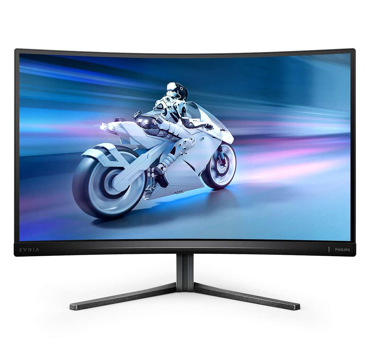 8712581805913 - E (A bis G) PHILIPS Curved-Gaming-Monitor 27M2C5200W Monitore grau (anthrazit)