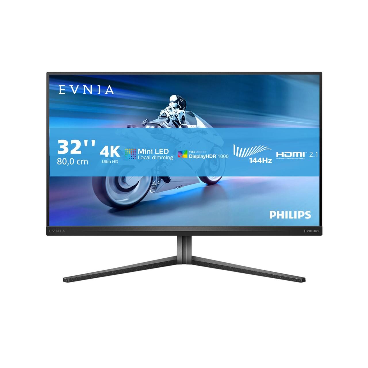 8712581805951 - G (A bis G) PHILIPS Gaming-Monitor 32M2N6800M Monitore grau (anthrazit)