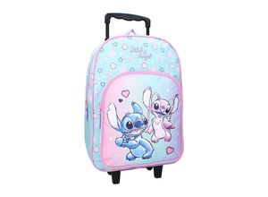 8712645306103 - Lilo & Stitch Kinder Trolley Rucksack Perfekt Schule