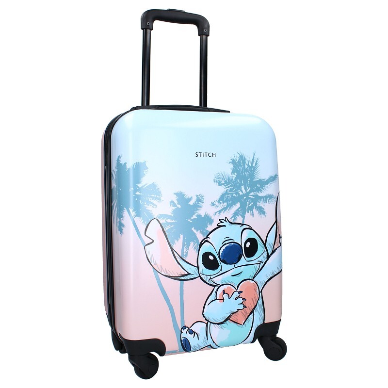 8712645312029 - Valise à roulette enfant Lilo & Stitch Trolley Forever